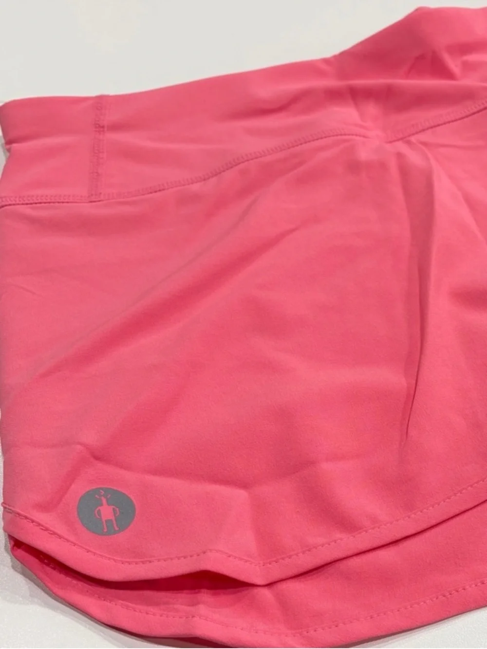 SmartWool Women's XL Active Lined Shorts Built-In Briefs Guava Pink NWT